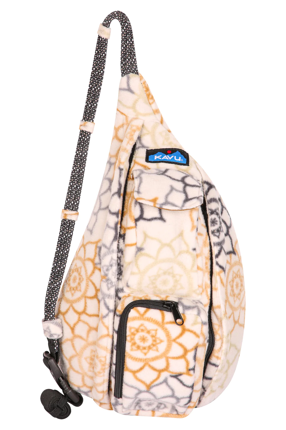  KAVU Mini Rope Fleece Bag Sling Crossbody Sherpa