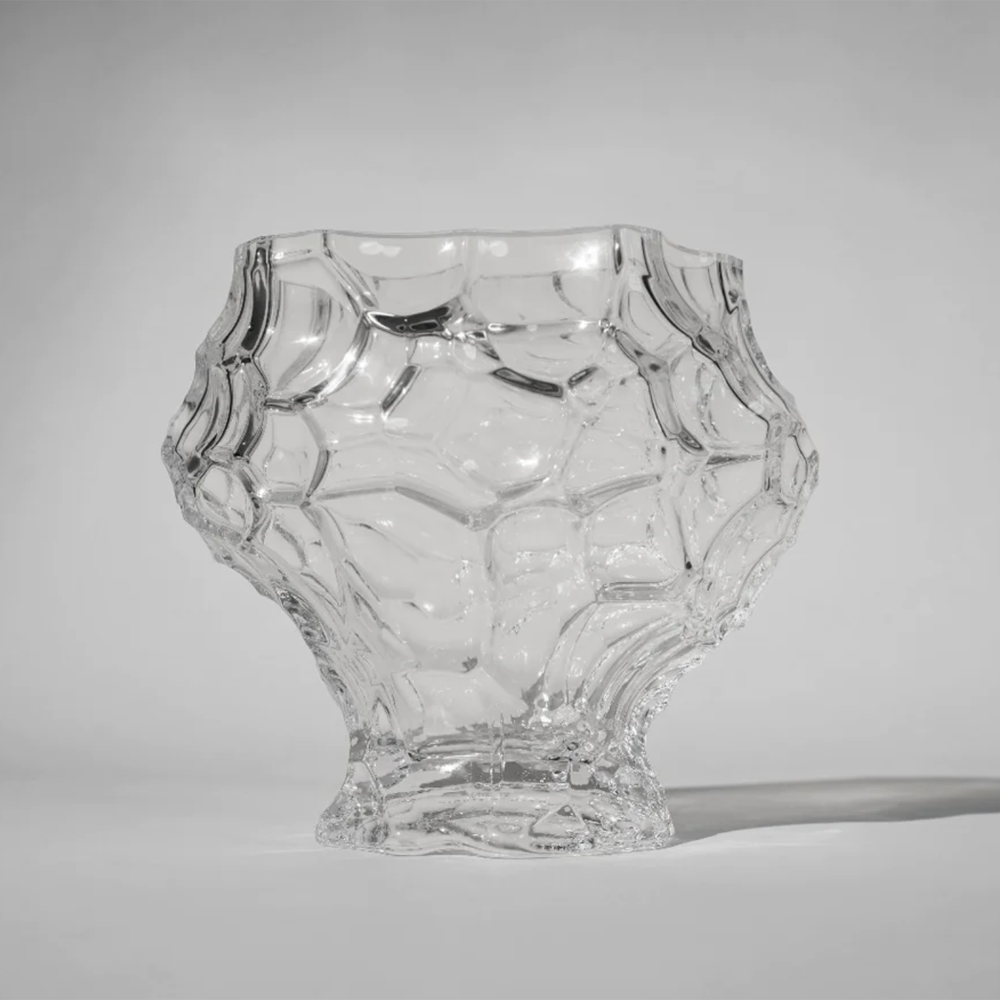 Hein Studio Canyon Clear Glass Vase - Medium