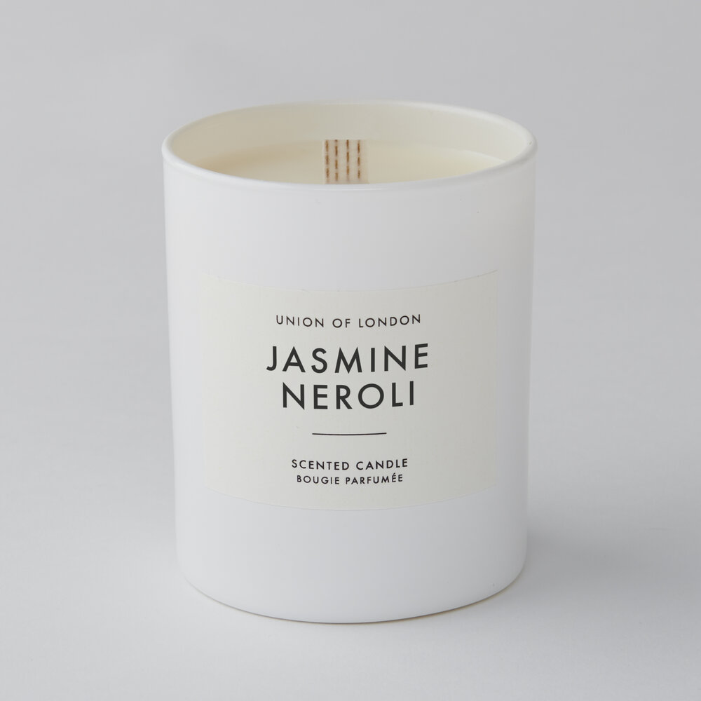 Union Of London Jasmine Neroli medium White Candle 