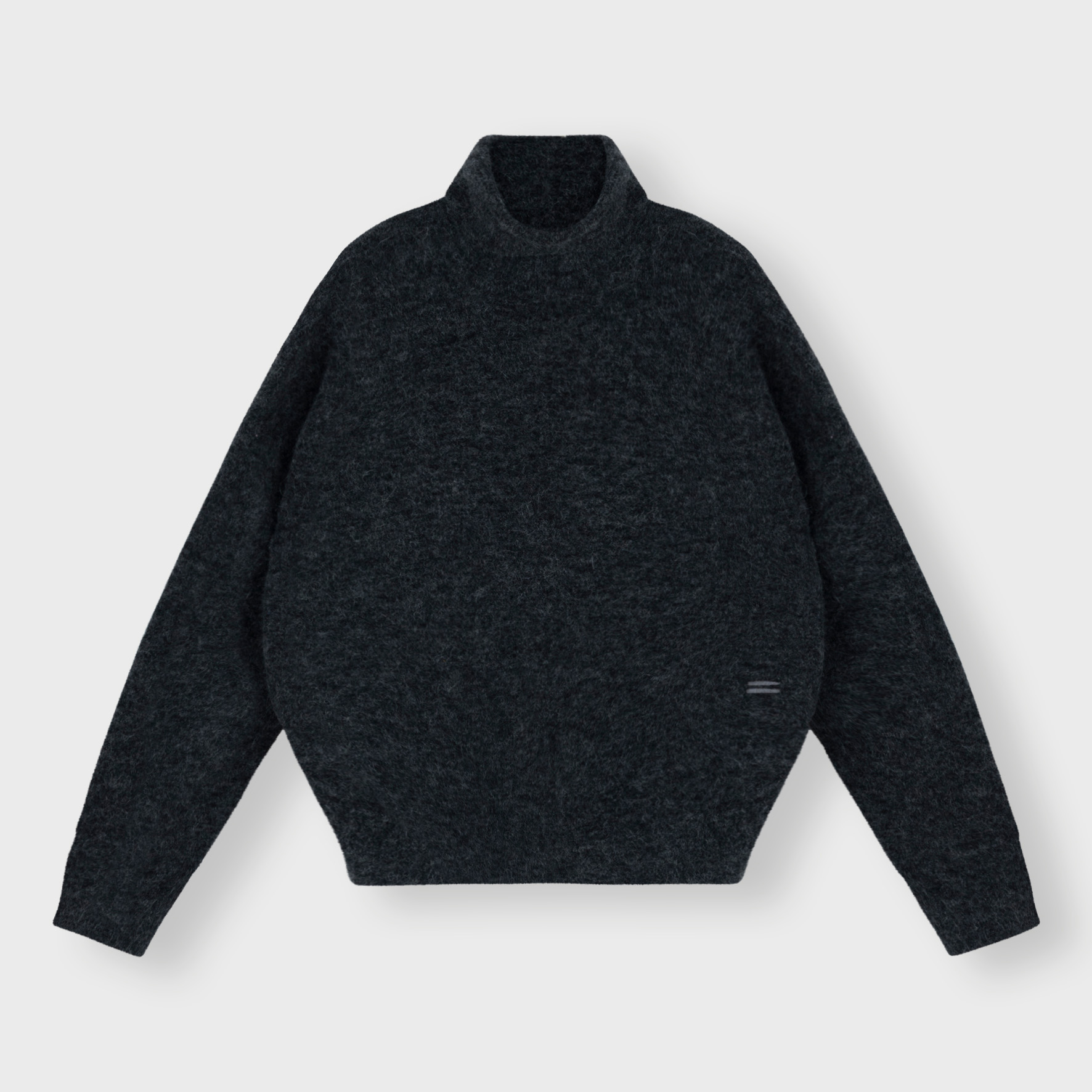 10Days Turtleneck Sweater Knit Antra