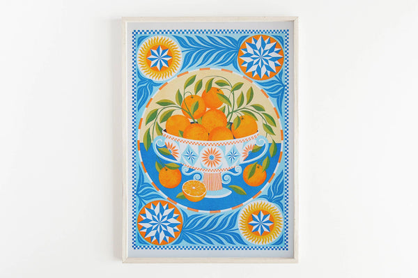 Printer Johnson Orange Bowl - A3 Risograph Print