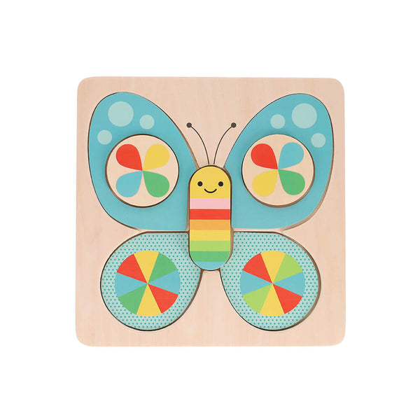 PetitCollage Puzzle Encajable Mariposa