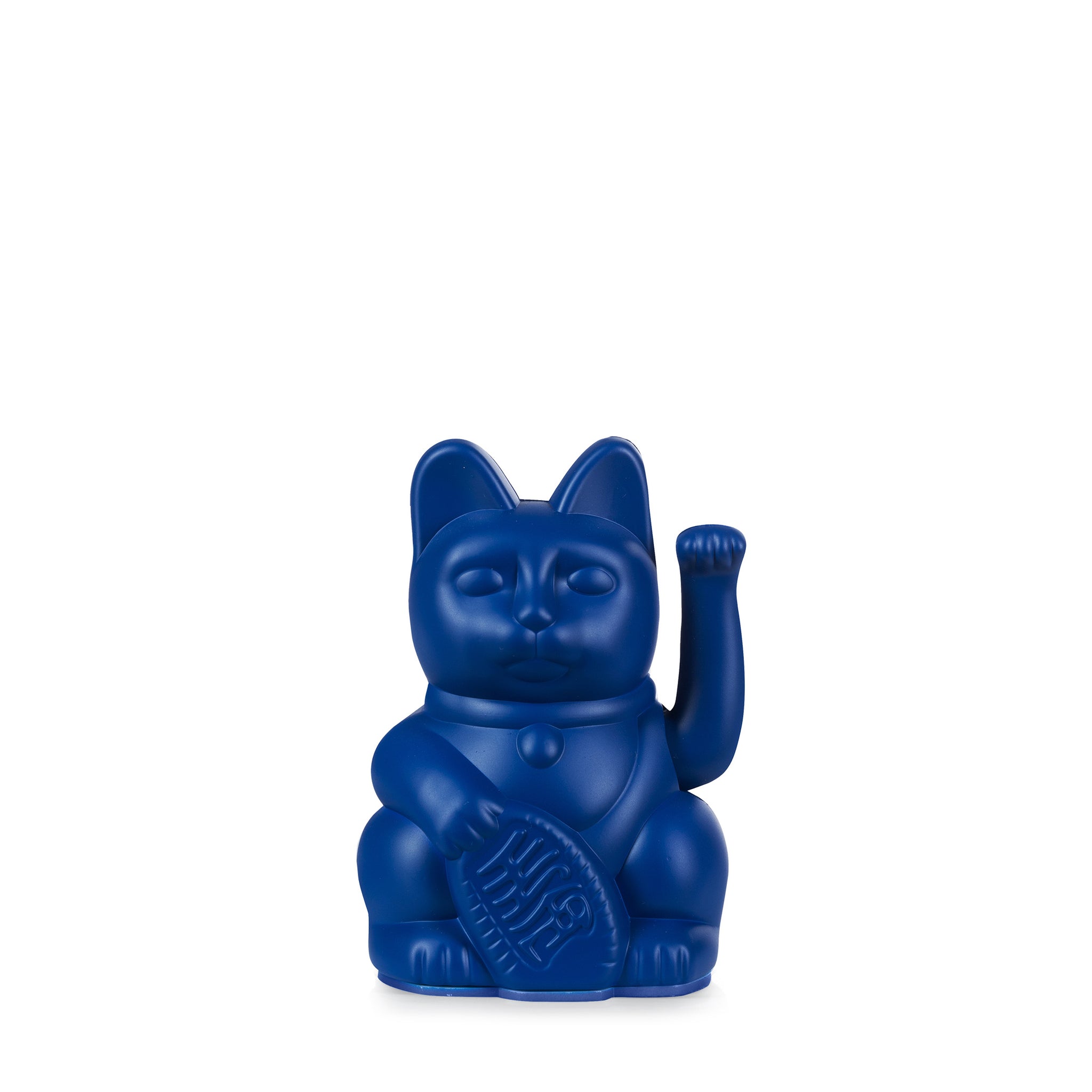 Donkey Mini Dark Blue Decorative Waving Lucky Cat