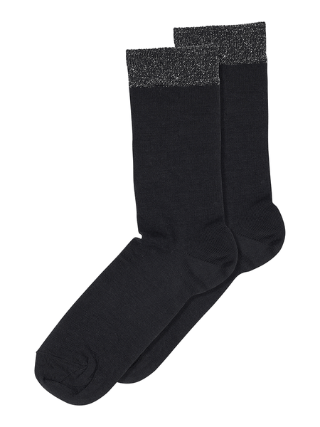 mp Denmark Wool/silk Ankle Socks - Black
