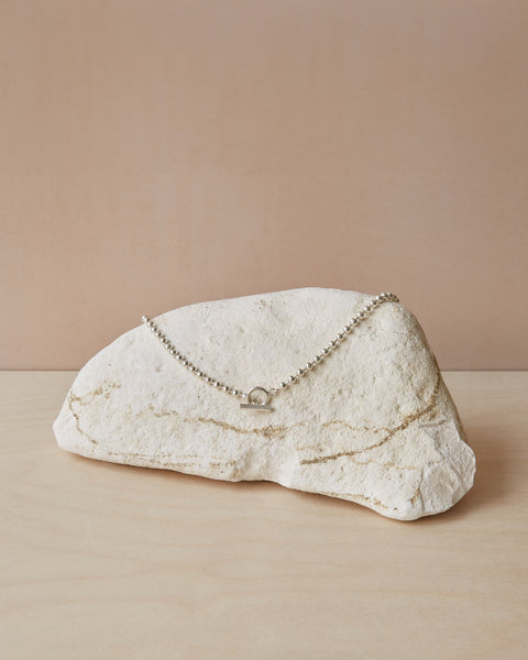 Chalk UK Ball Necklace - Silver