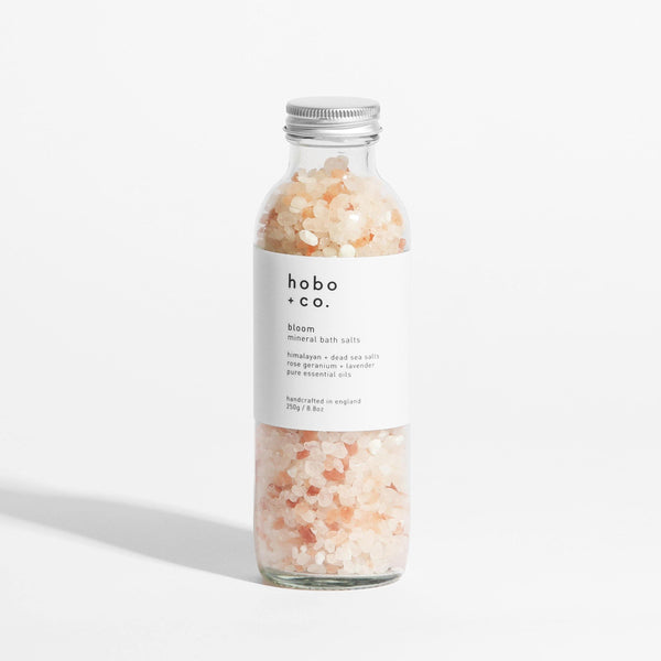 Hobo + Co Rest Aromatherapy Essential Oil Mineral Bath Salts