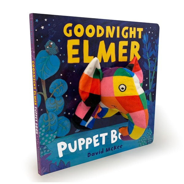 David Mckee Goodnight Elmer Puppet Book