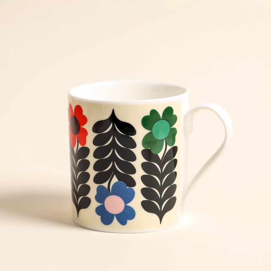 Frances Collett  Multi Floral China Mug