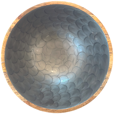 ByRoom Large Charcoal Grey Pearl Bowl - 38cm