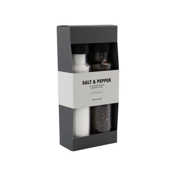 Nicolas Vahé  Gift Box Sea Salt & Organic Pepper Tall,