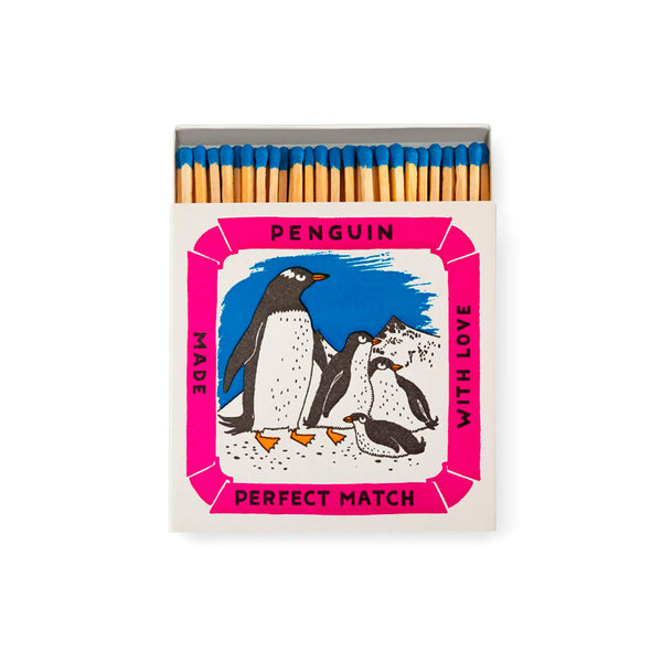 Archivist Boîte D'allumettes Carrée Penguins