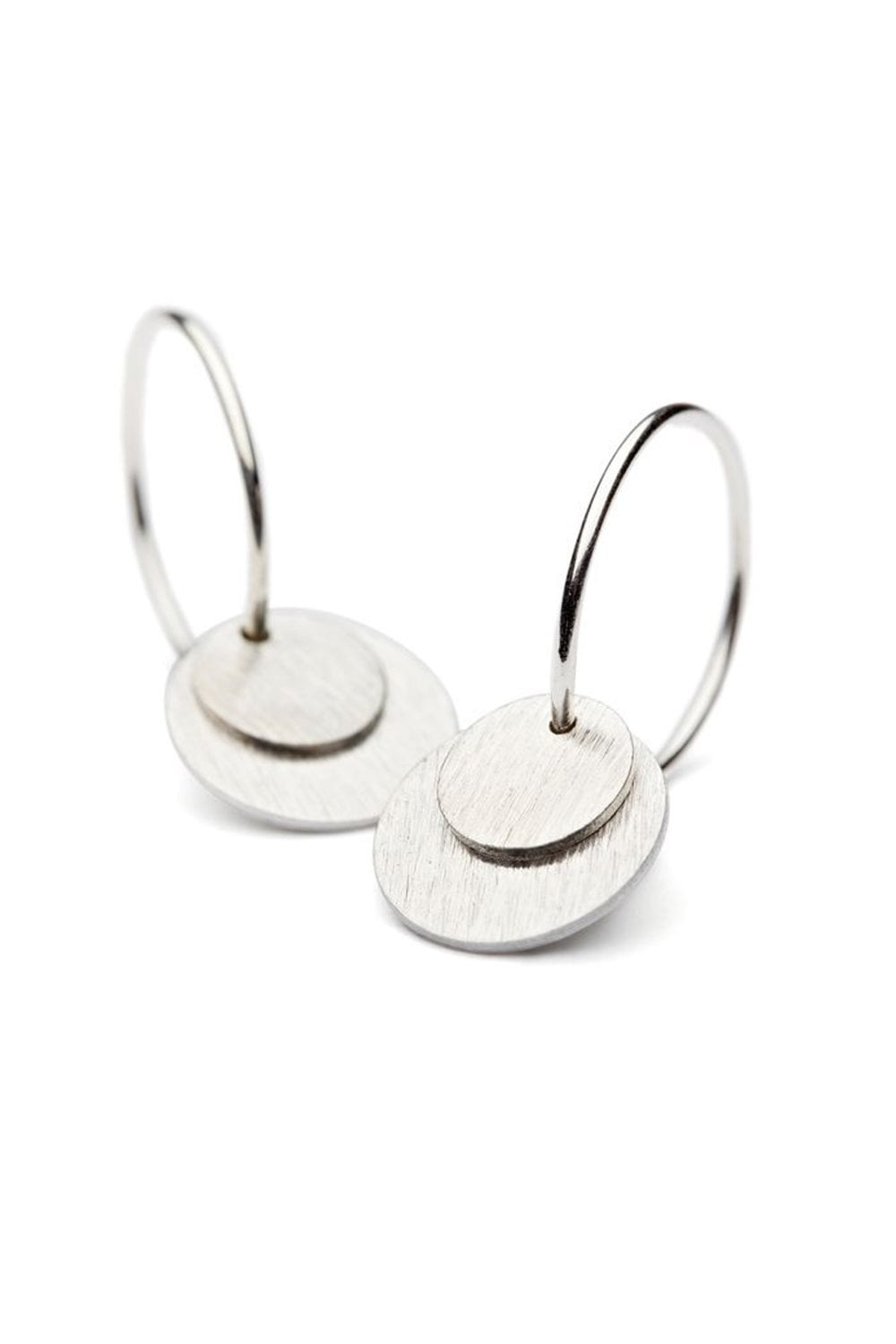 Pernille Corydon Small Coin Earrings In Silver