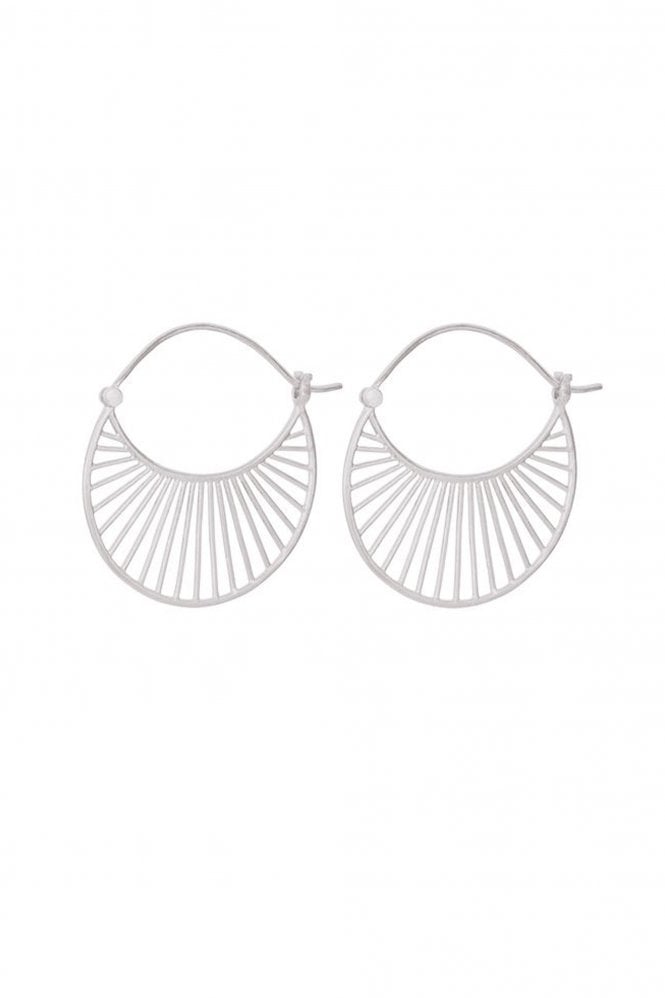 Pernille Corydon Large Daylight Earrings In Silver