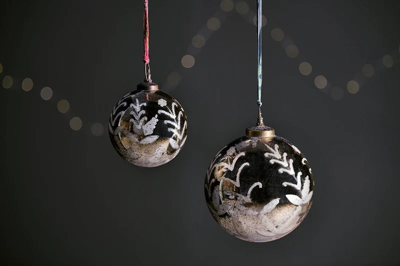 Nkuku Small Antique Gold Giant Bauble