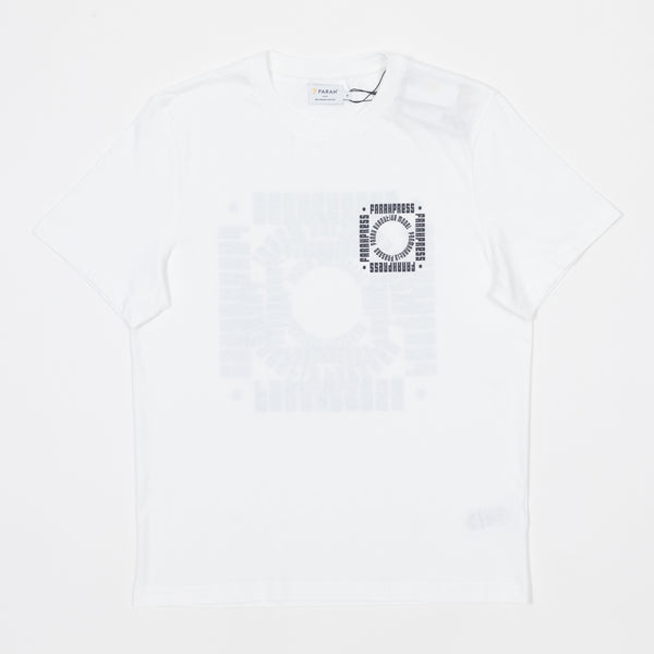 Farah Rafael Graphic Print T-shirt In White
