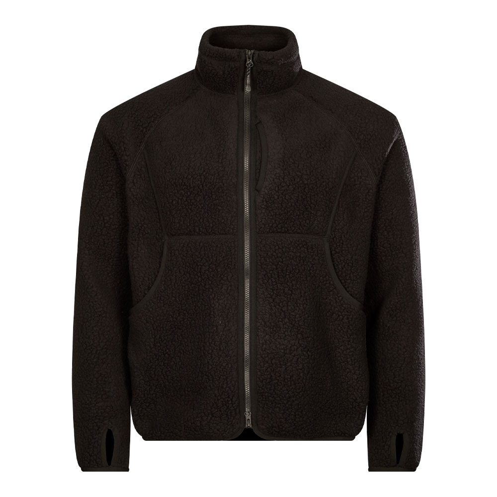 Trouva: Thermal Boa Fleece Jacket - Black