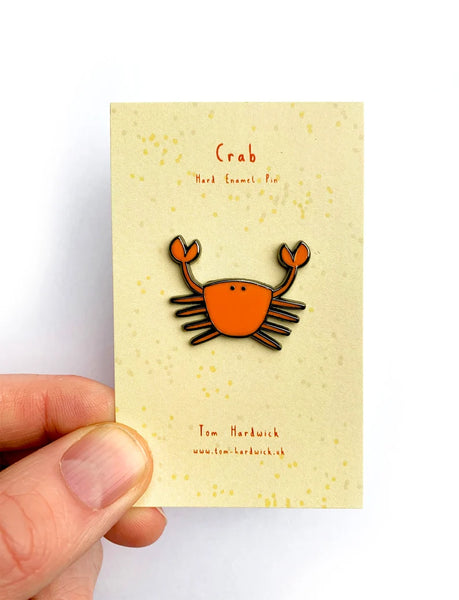Tom Hardwick Crab Enamel Pin Badge