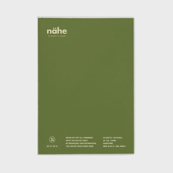 Hightide 2024 Nahe Weekly Diary - Khaki