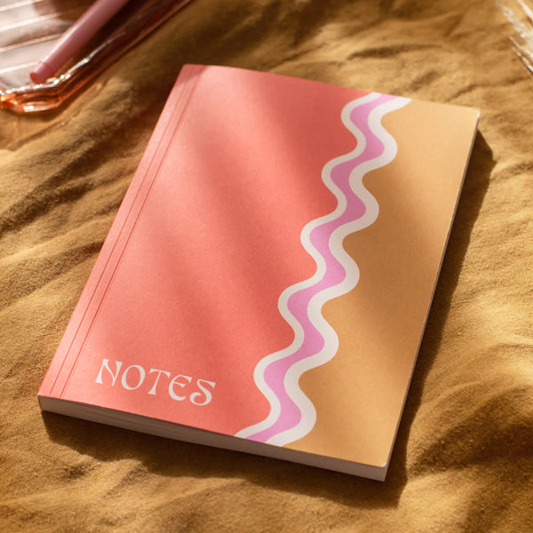 Once Upon a Tuesday : A5 Flat Lay Notebook | Wiggle Wave | Lined