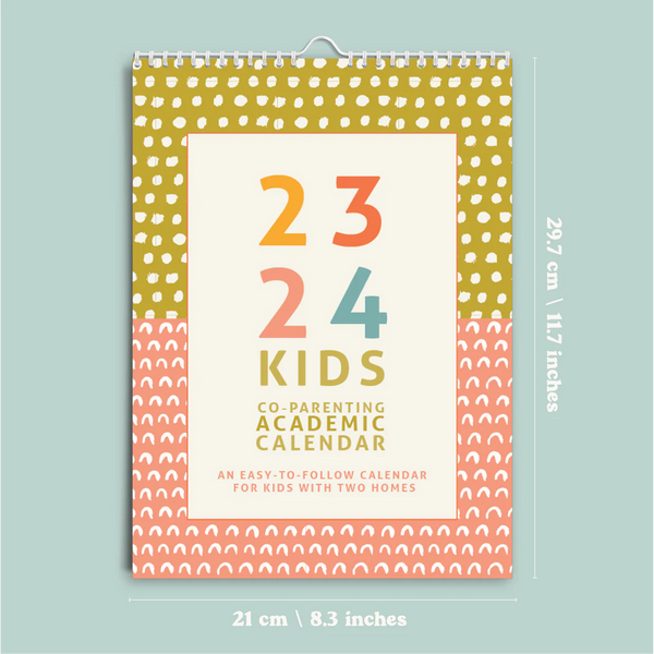 Once Upon a Tuesday : Kids Co-parenting Academic Calendar 2023-2024