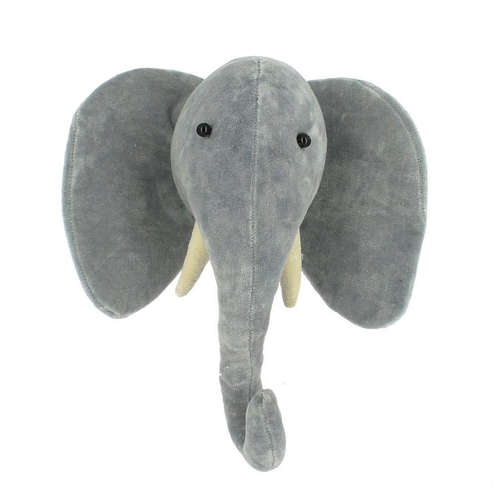 Fiona Walker England Velvet Elephant Head- Mini
