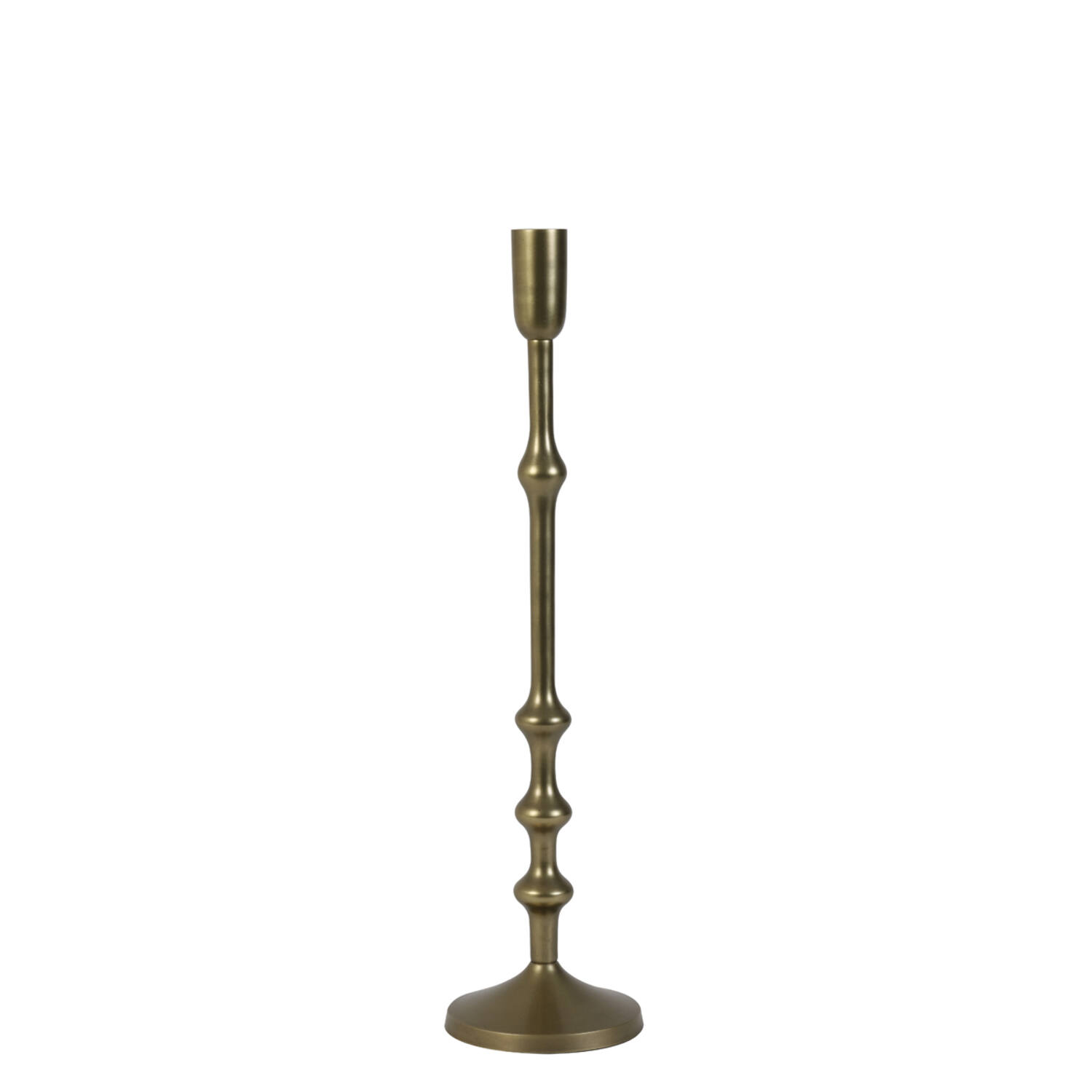 Light & Living Antique Bronze Candle Stick 12x50 cm