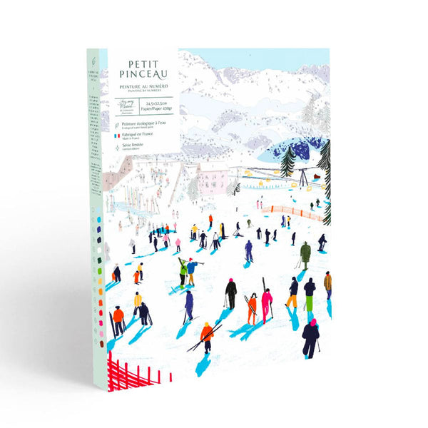 La Petite Epicerie Kit Peinture Au Numéro Skiing Among Montains