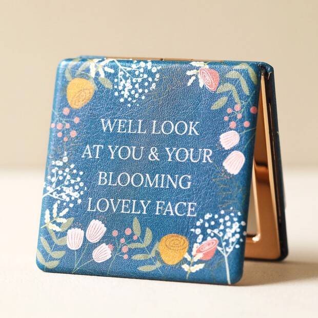 Lisa Angel Blooming Lovely Compact Mirror