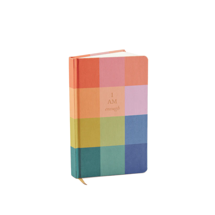 Designwork Ink Bookcloth Journal - Rainbow Check