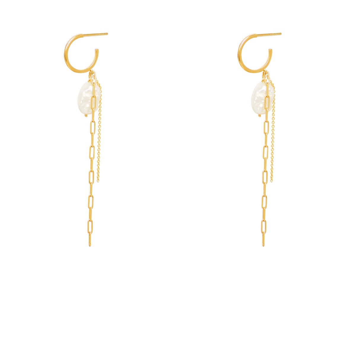 Mabe & A Mabe & A Enid Pearl Drop Hoops