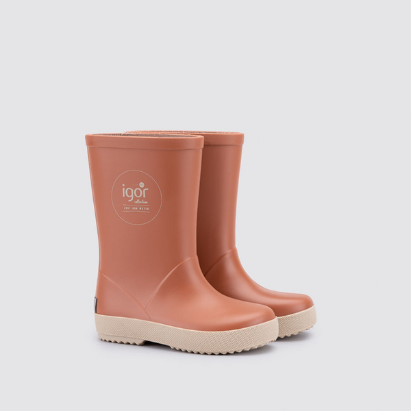 Igor : Splash Kids Rain Boots - Beige / Teja