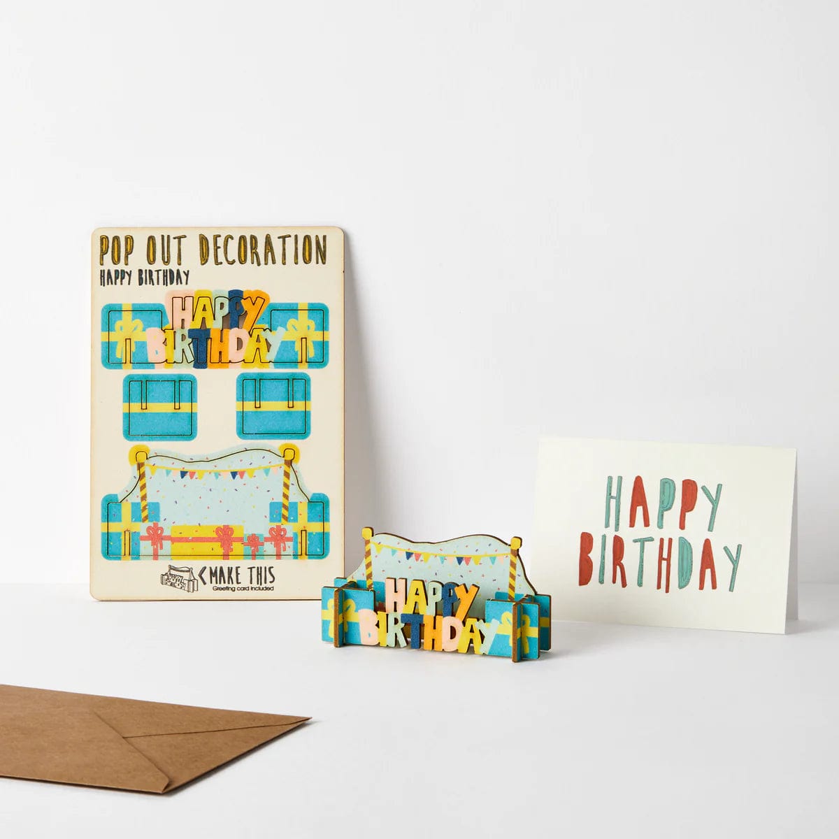 Pop Out Card Company Happy Birthday Presents Greeting Card