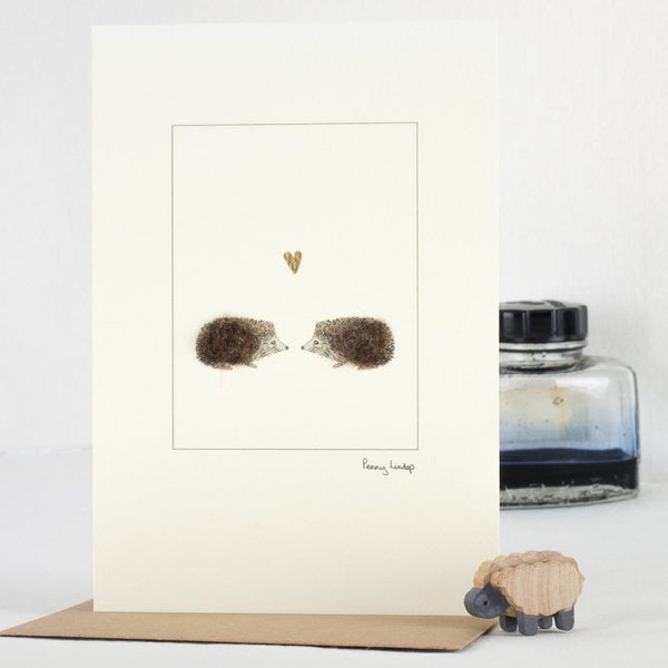Papersheep Hedgehogs In Love Card