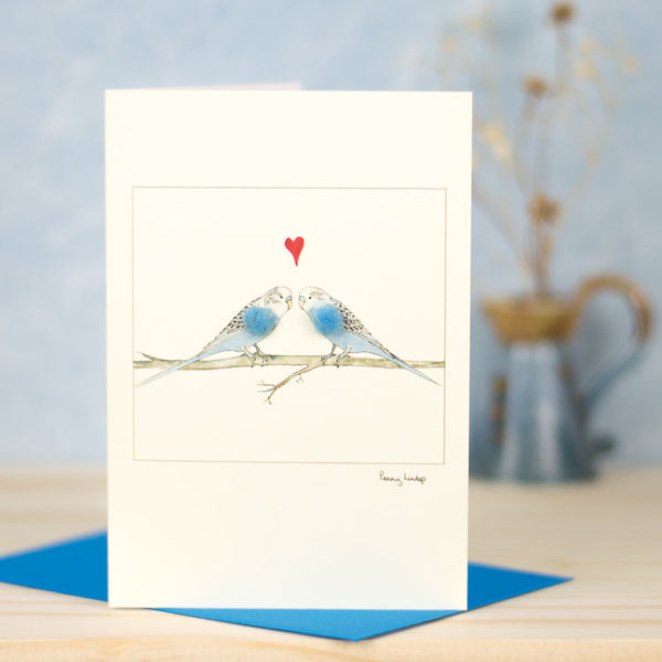 Papersheep Budgies In Love Card