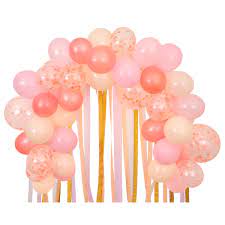 Meri Meri Pink Balloon & Streamer Garland (x 50 Balloons)