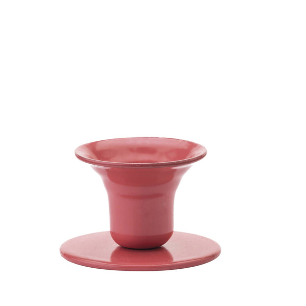 kunstindustrien-antique-pink-bell-candle-holder