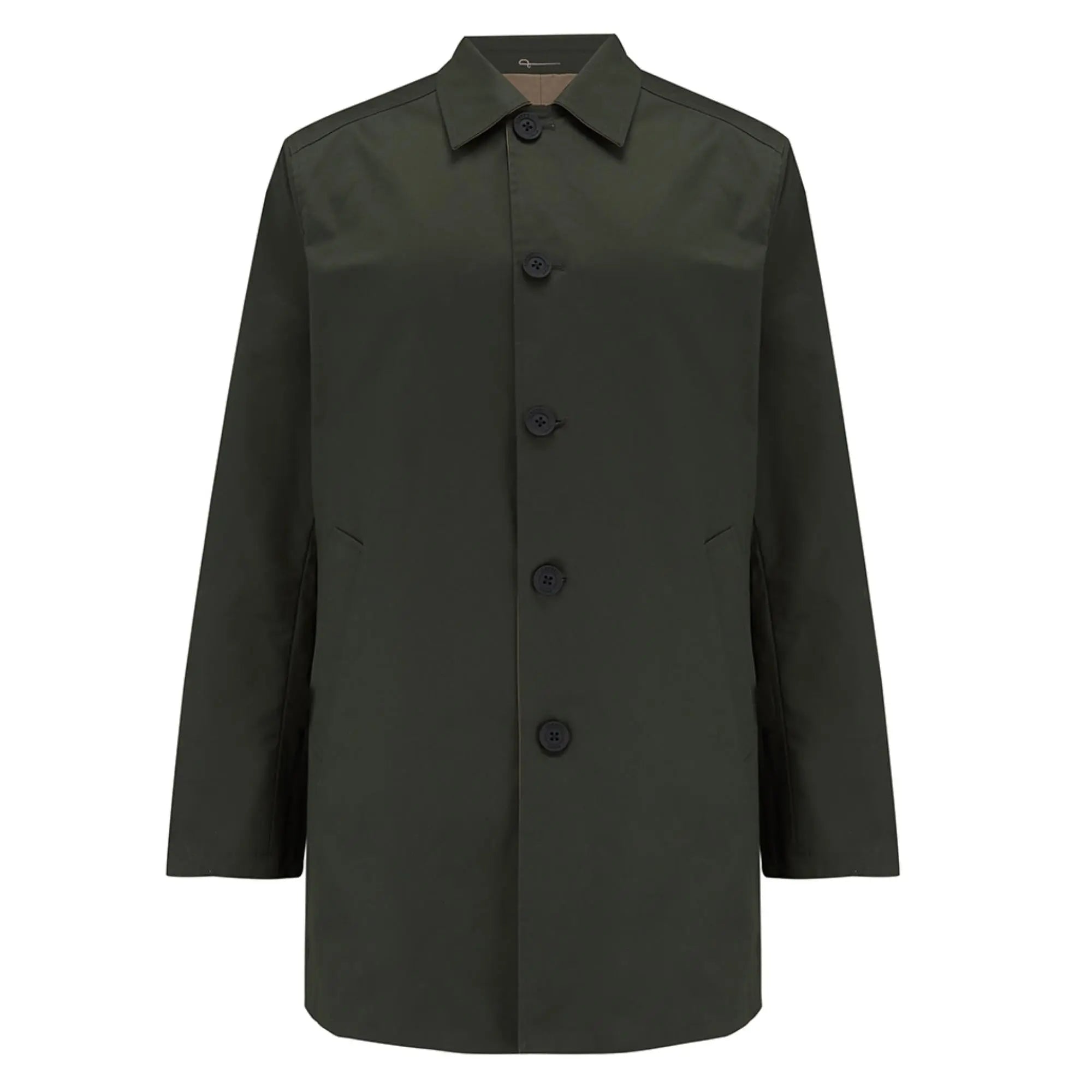 Guards London Montague Reversible Mac Jacket - Tan / Green