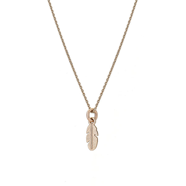 Renné Jewellery 9 Carat Trace Chain & Honour Feather