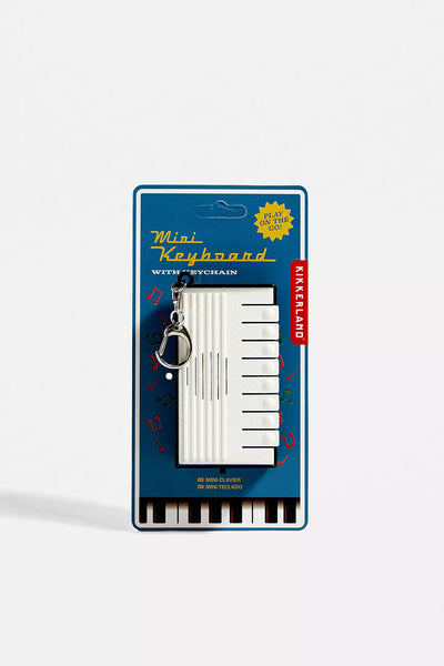 Kikkerland Design Mini Piano Keyring