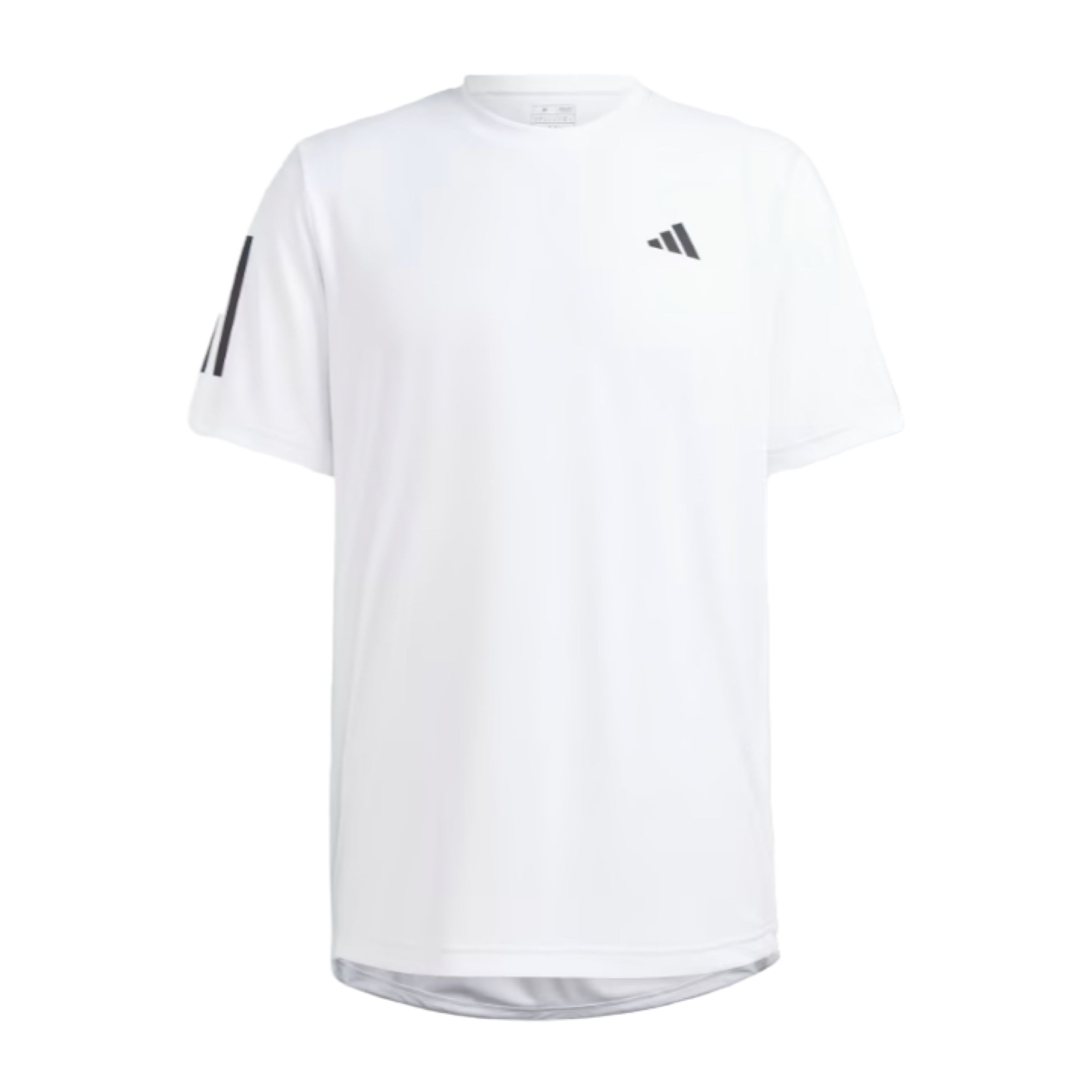 Adidas T-shirt Club 3 Stripes Uomo White