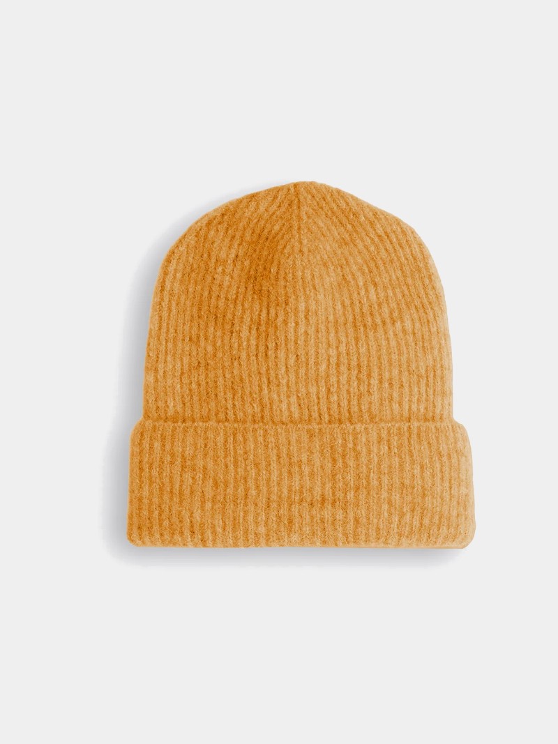 Homecore Bonnet Baby Hat - Laine Alpaga - Solid Gold