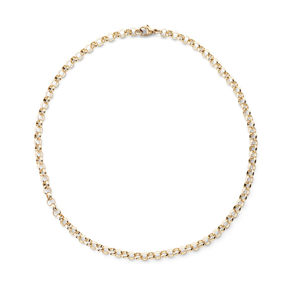 Renné Jewellery 9 Carat Gold Luxury Belcher Chain