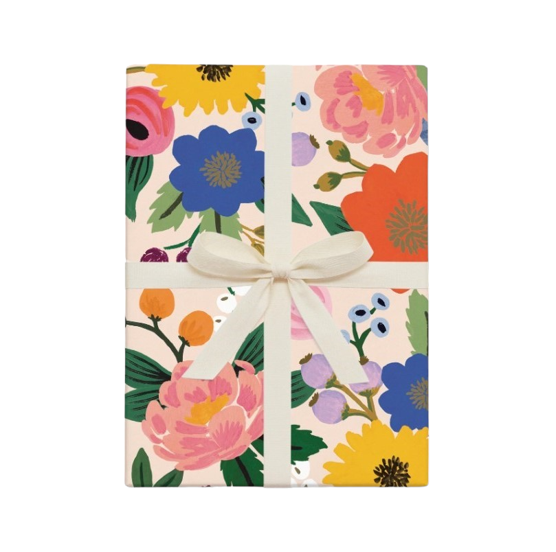 Rifle Paper Co. Wrapping Paper 3 Sheets Vintage Blossoms