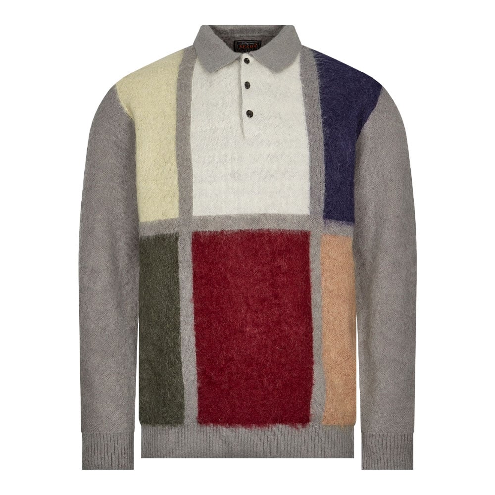 Beams Plus Knitted Polo Shirt - Multi