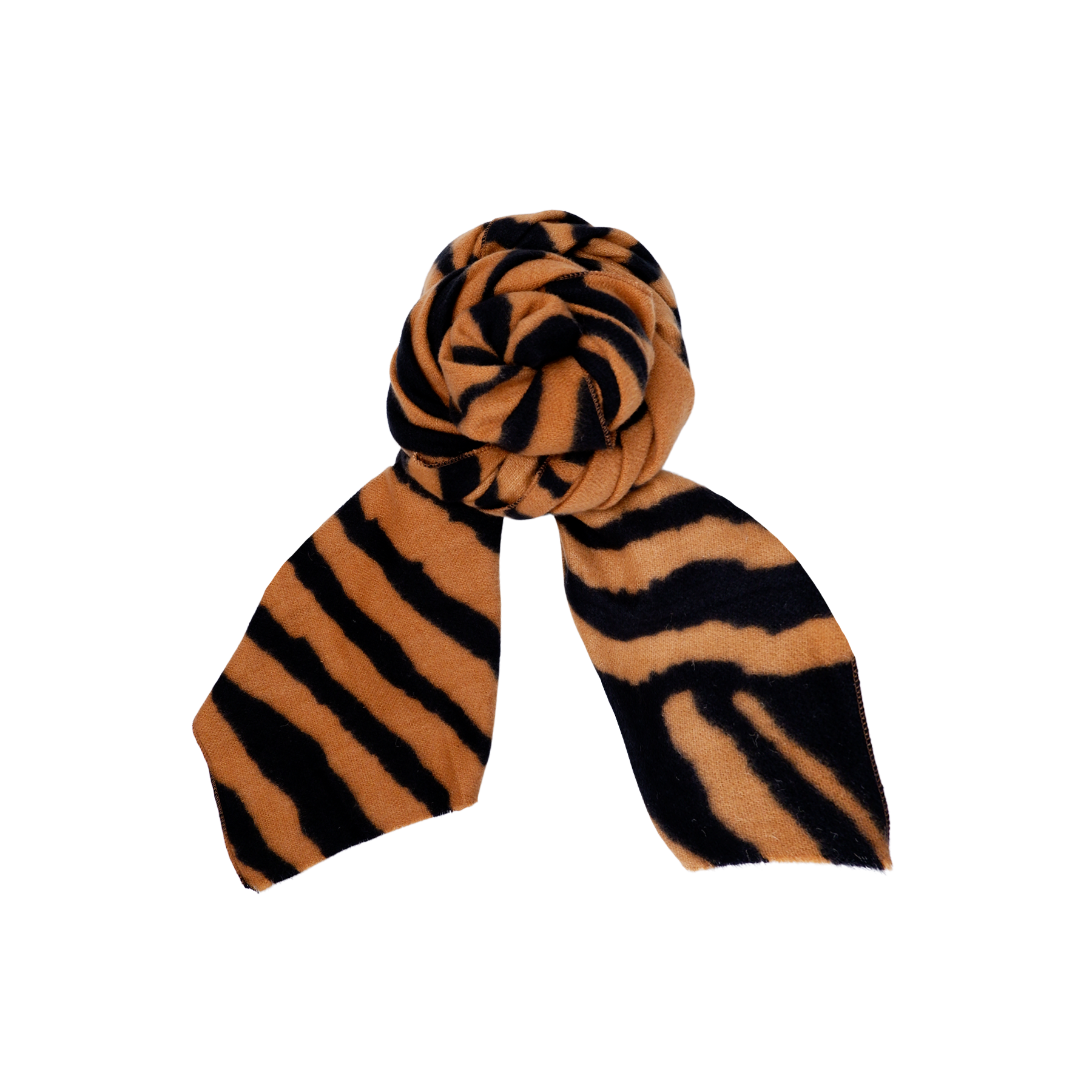 black-colour-zebra-soft-winter-scarf