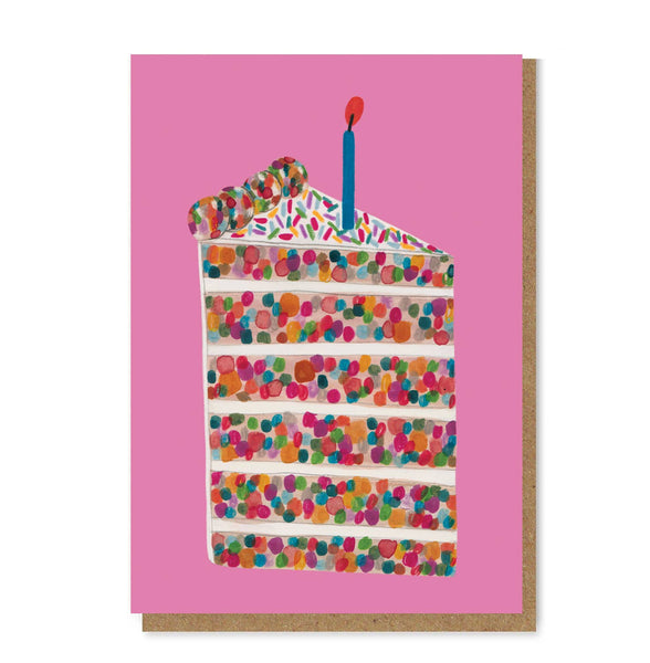 Daria Solak Illustrations Piece Of Cake Greeting Card