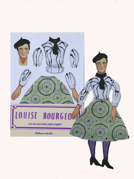 WINI-TAPP Louise Bourgeois Cut Out & Make Puppet