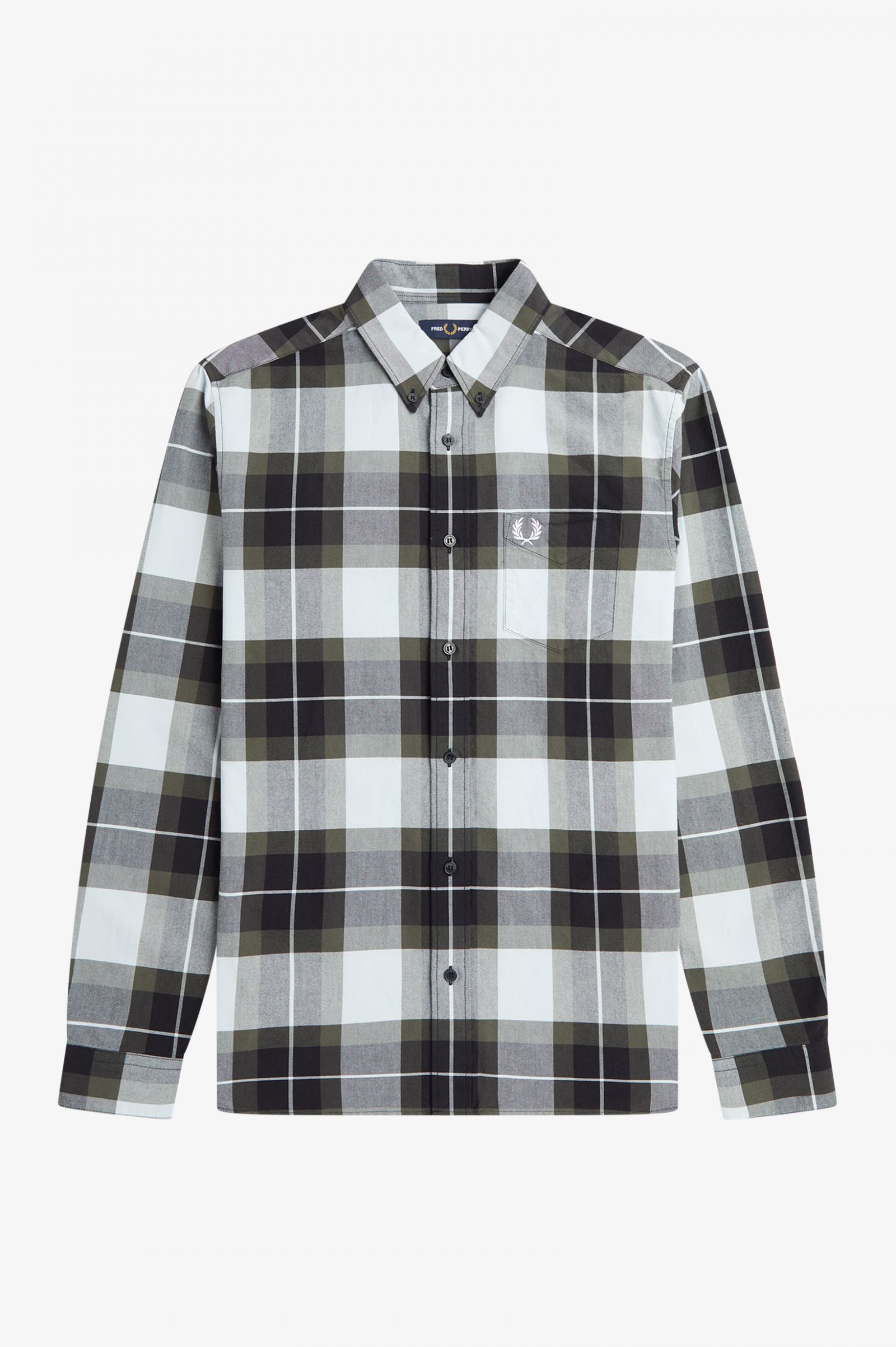 Fred Perry Fred Perry Tartan Shirt Light Ice