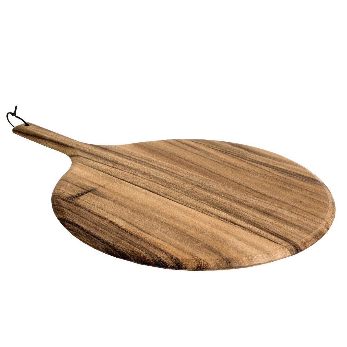 T&G Round Baroque Acacia Pizza Paddle 14 Inch