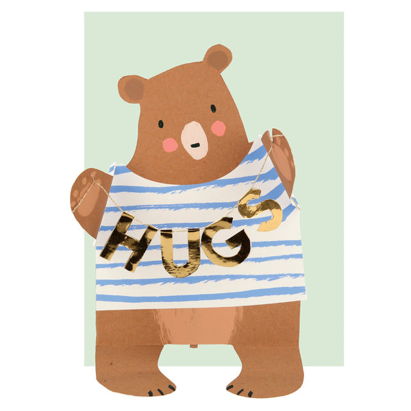 Bear Hug Get Well Soon Card – Meri Meri